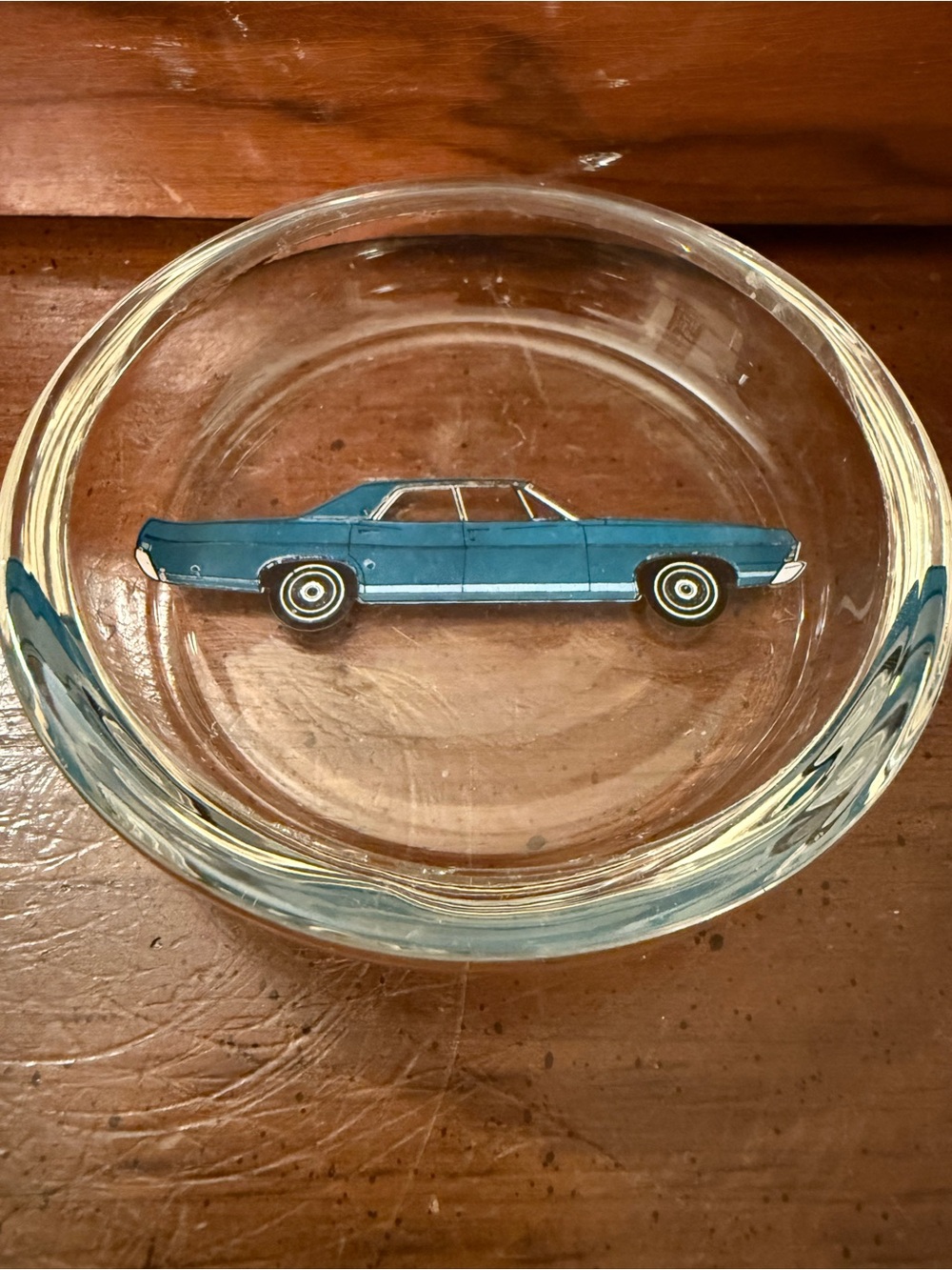 Ford Galaxie Trinket Dish Ashtray Vintage